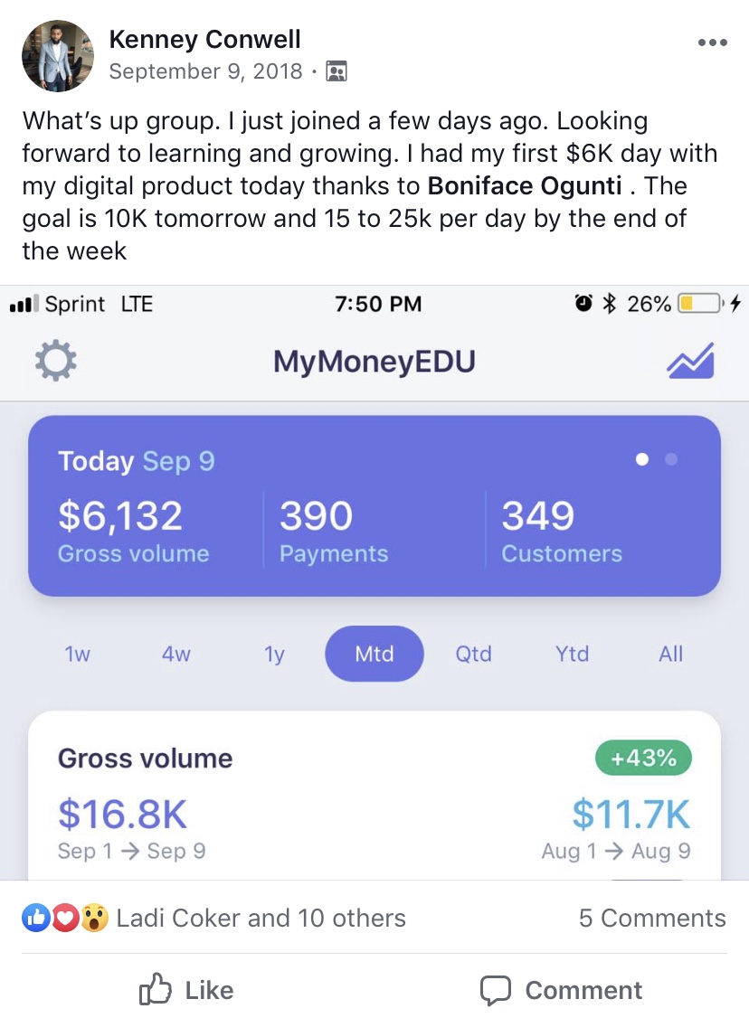 Member success post