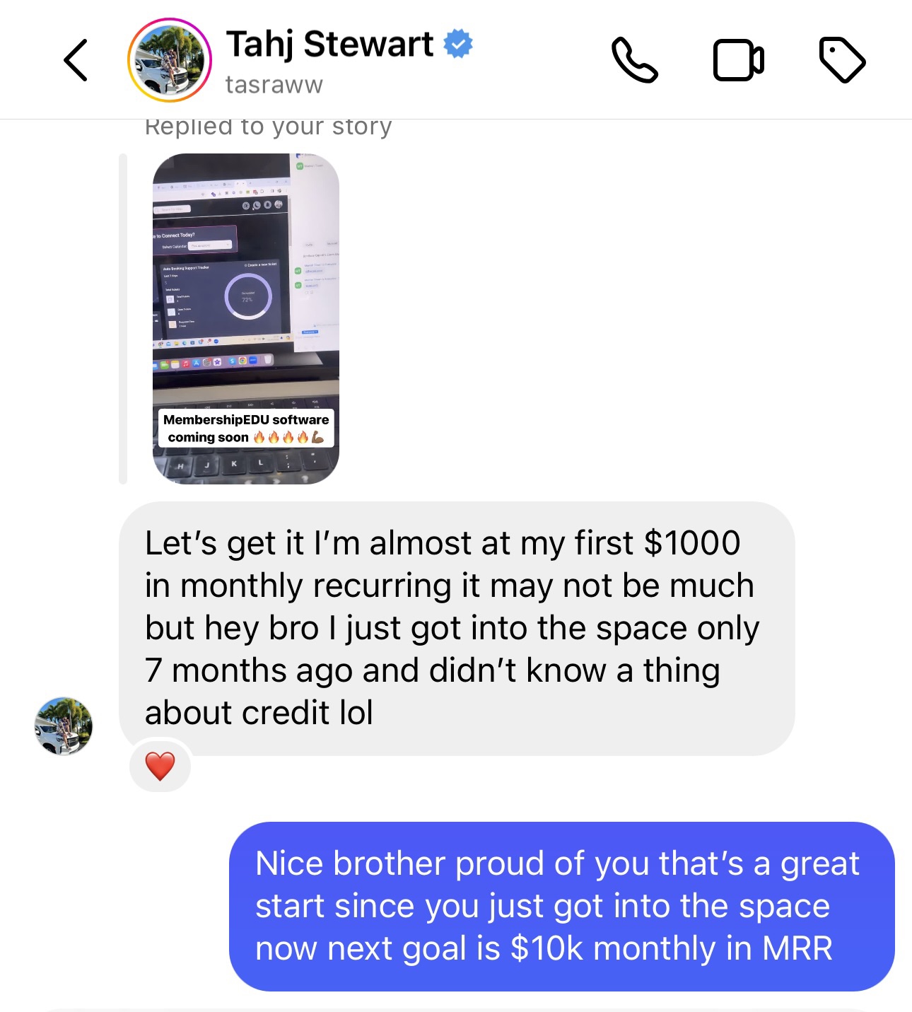 Member success post